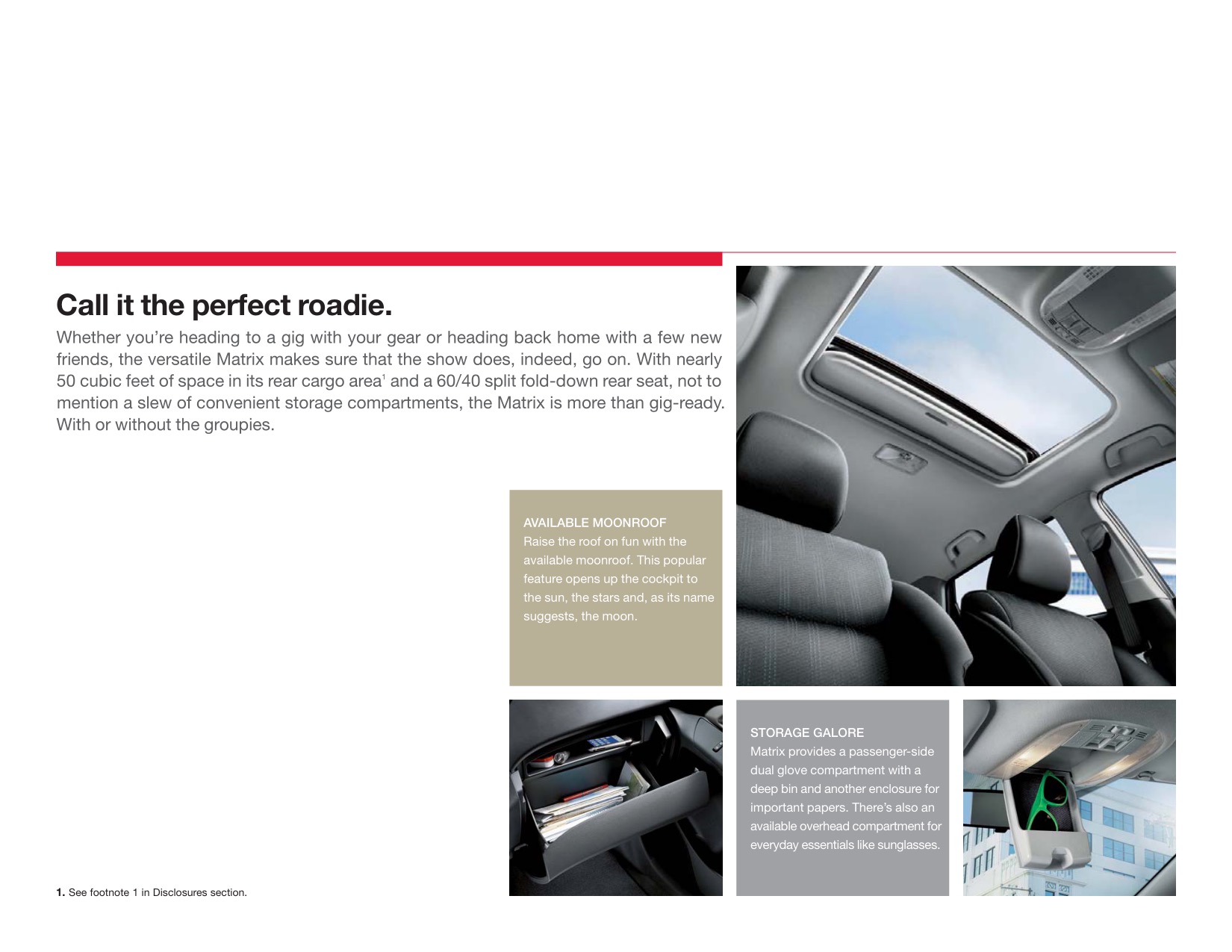 2013 Toyota Matrix Brochure Page 4